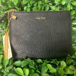 Aimee Kestenberg Genuine Leather Phrase Pouch NWT